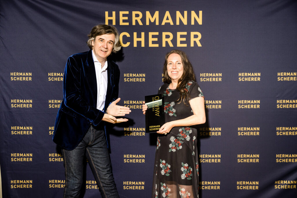 Peggy Reuter-Heinrich bei der Verleihung des Excellence Awards